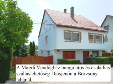 Magdi Vendégház Diósjenő - Szallas.hu
